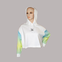 PUMA Sweatshirt Hoodie 598505 TIE Damen White